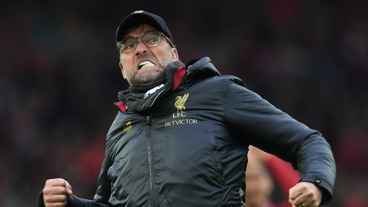 Jürgen Klopp, entrenador del Liverpool, puntero de la Premier inglesa.