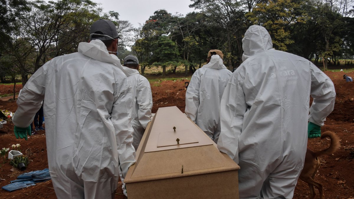 Según datos de las autoridades de salud de todos los estados, en las últimas 24 horas el nuevo coronavirus mató a 615 personas,