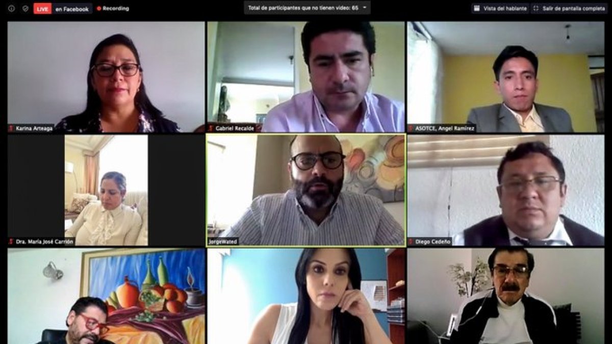 Los directivos del IESS y BIESS comparecieron de manera virtual a la Comisión de Derechos de los Trabajadores