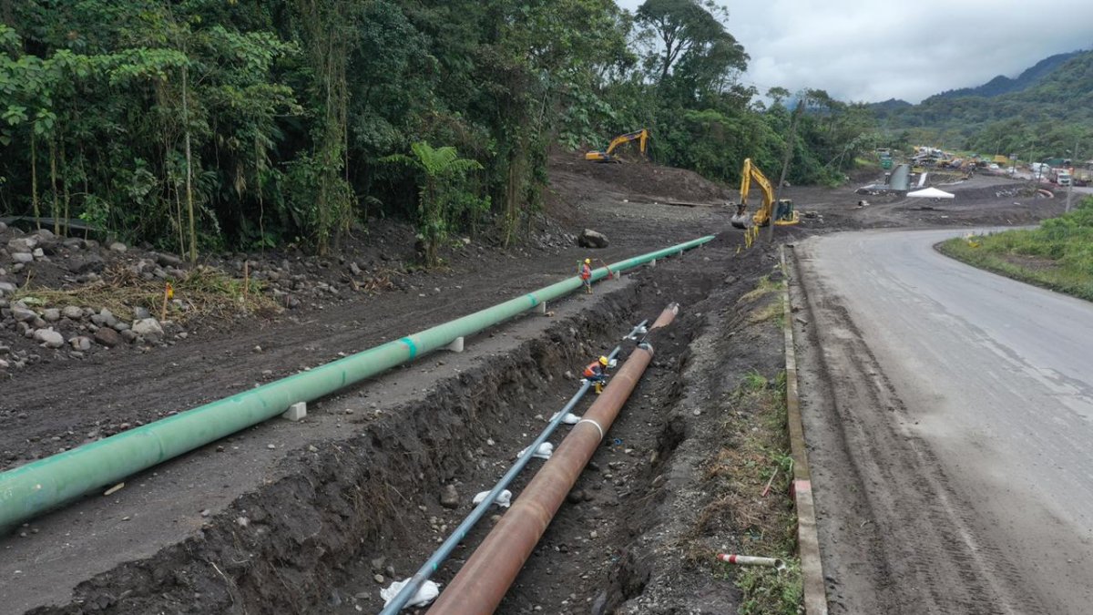 La edificación de la variante empezó el pasado 21 de mayo en Napo.