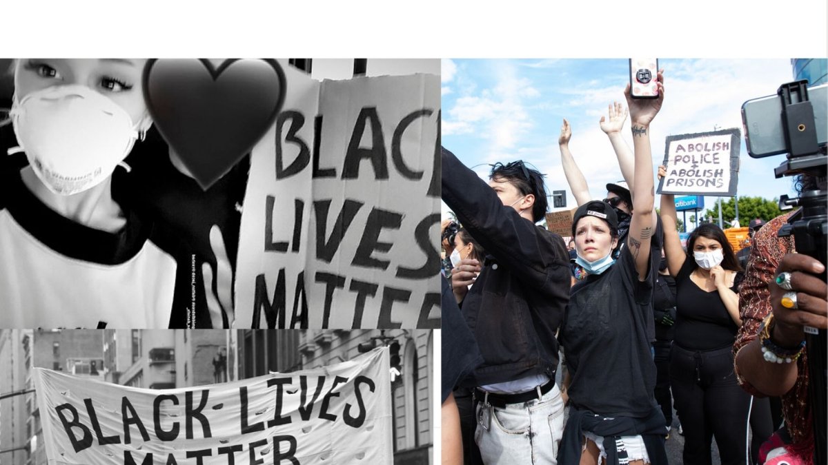 Ariana Grande y Halsey.