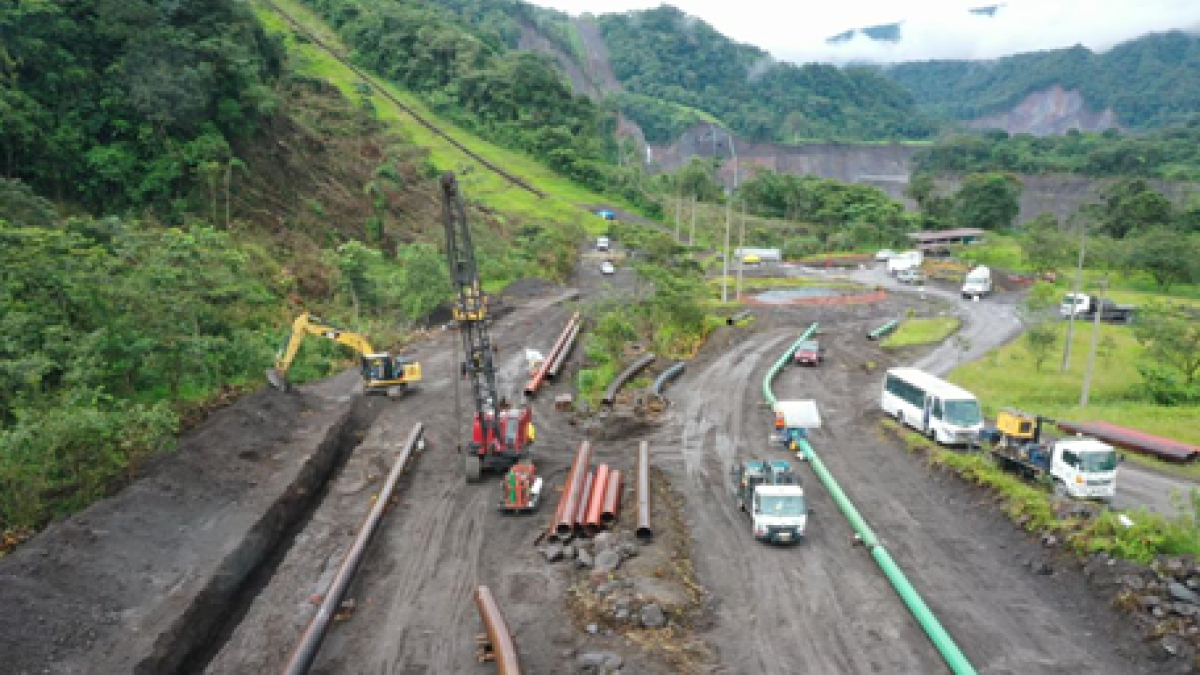 Petroecuador realiza una nueva variante en la tubería del SOTE para evitar que se produzca afectación y un posible derrame de crudo