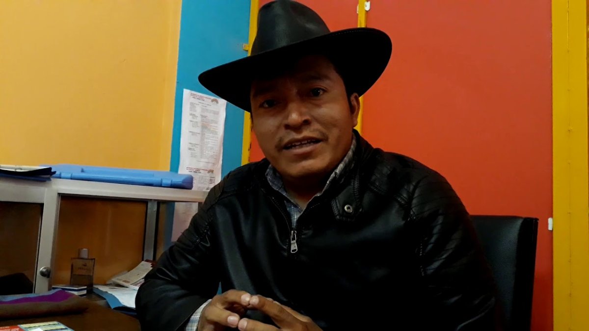 Delfín Quishpe es el alcalde del cantón Guamote e investigado por la Fiscalía General.