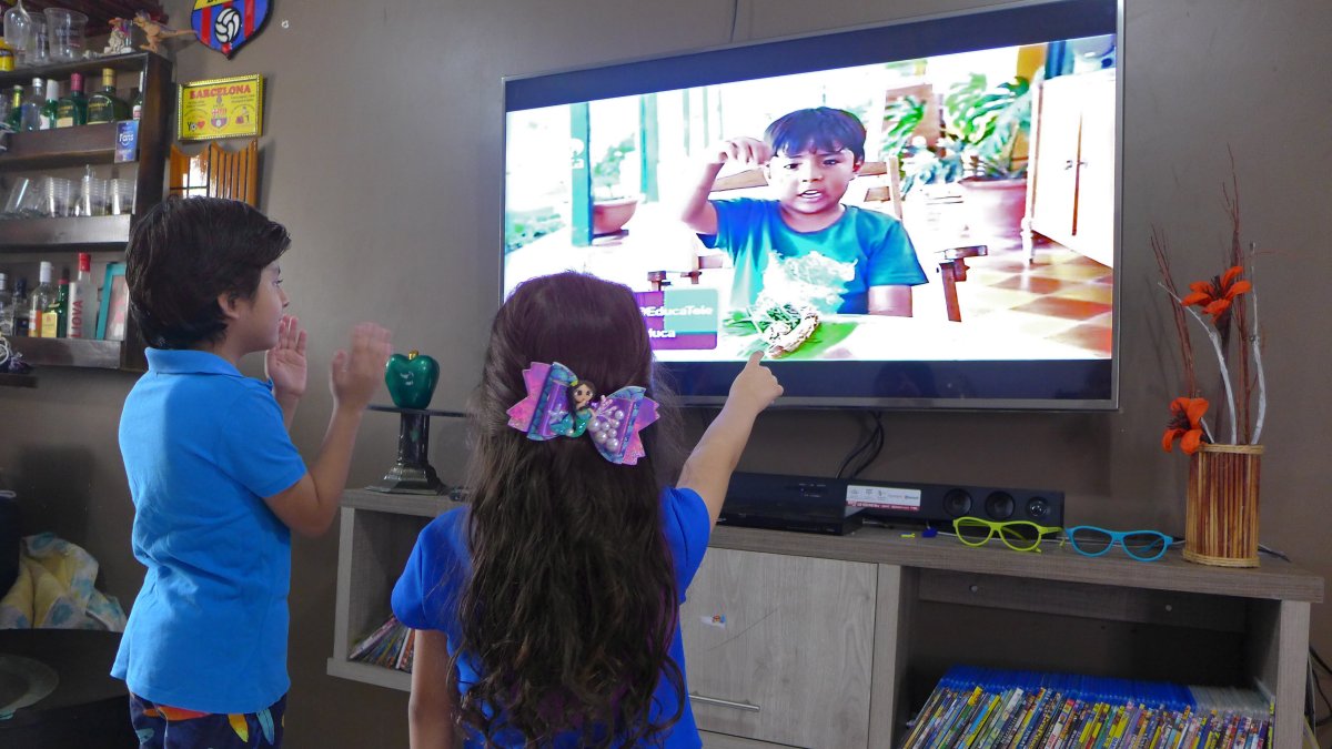 Aprendizaje. Algunos niños miran por su cuenta los programas educativos por televisión, pero fácilmente los dejan por falta de motivación.