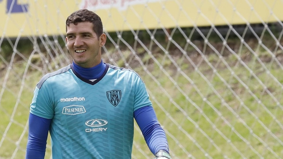 Jorge Pinos, arquero de Independiente del Valle, emprendió acciones legales.