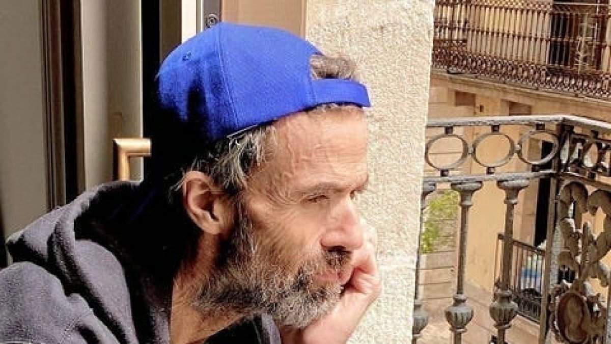 El líder de la banda Jarabe de Palo, durante los días de cuarentena.