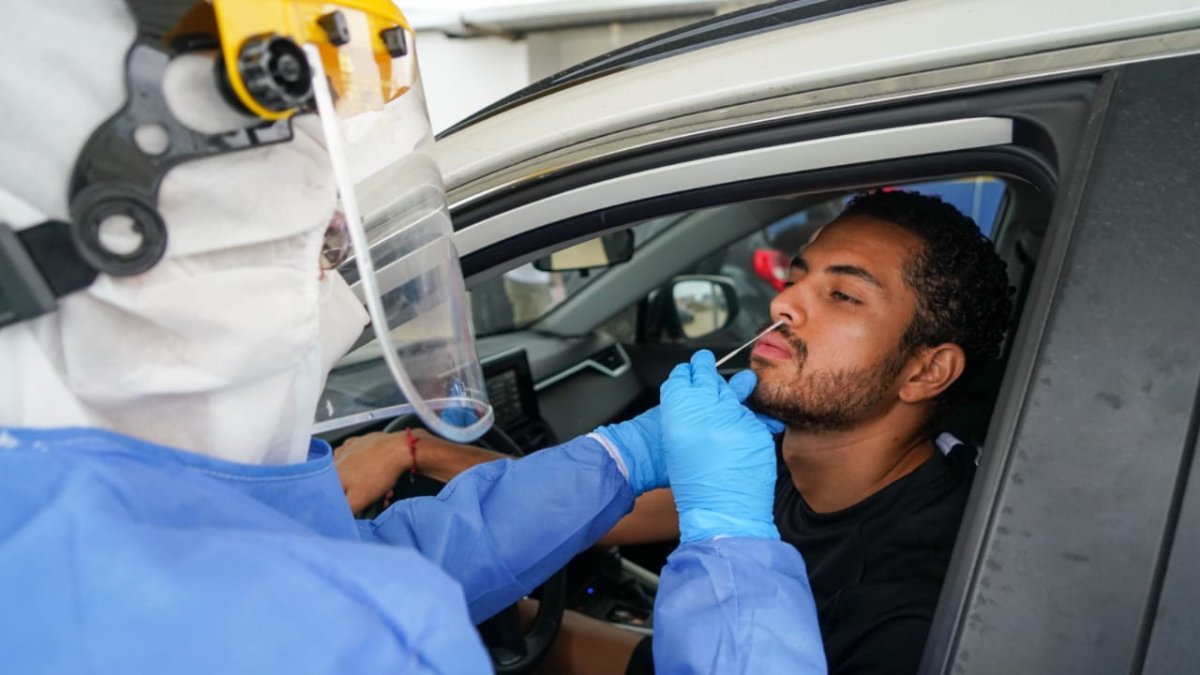 Los jugadores de la plantilla principal del Delfín se realizaron entre lunes y martes las pruebas de hisopado. AHora esperan solo los resultados