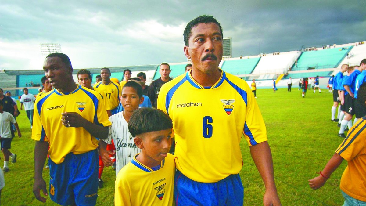Luis Capurro, uno de los jugadores históricos del fútbol ecuatoriano.