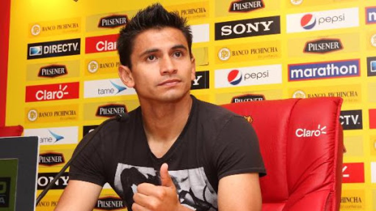 El volante ecuatoriano, Luis Fernando Saritama, llegó a Barcelona en 2014.