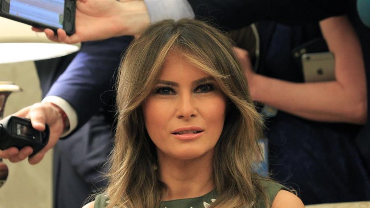 Melania Trump, esposa del presidente de Estados Unidos, Donald Trump, en una foto de 2018.