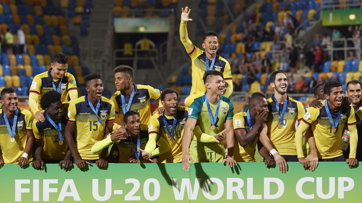 Los tricolores festejaron por todo lo alto la medalla de bronce. El mayor logro en la historia de selecciones de fútbol en torneos FIFA