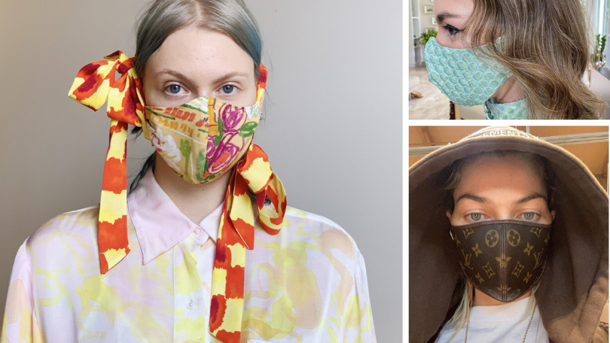 Las mascarillas que venden los diseñadores son una protección y revisten a la de uso recomendado por los médicos.