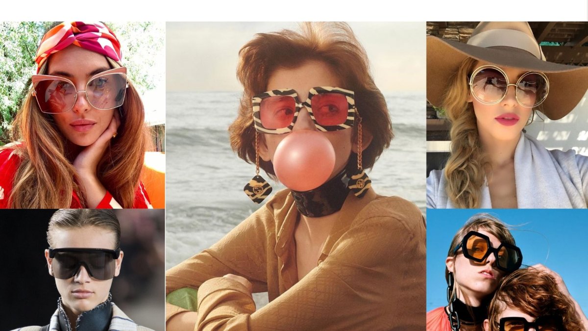 Gafas XXL son tendencia en el 2020.