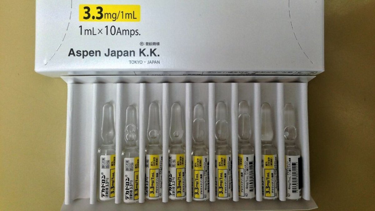 Dexametasona en inyectables.