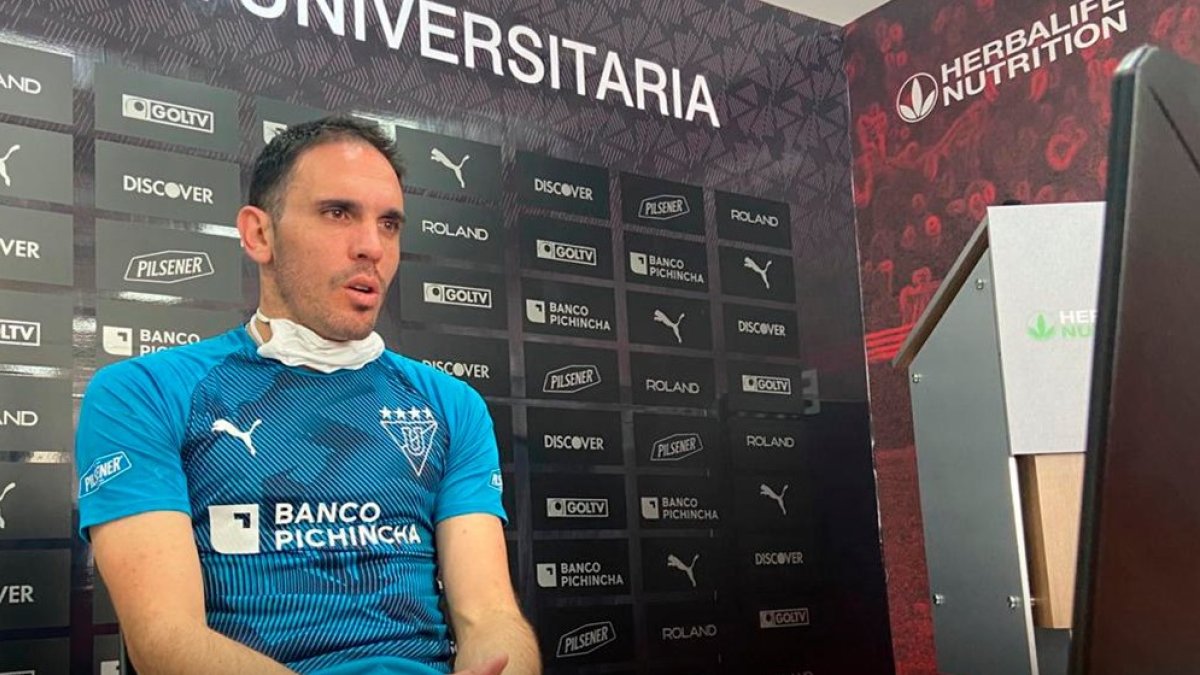 El uruguayo Matías Zunino llegó esta temporada a Liga de Quito en su primera experiencia internacional