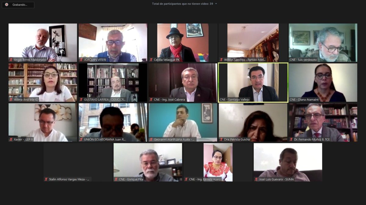 Puntos de vista diversos hubo en la sesión conjunta entre el Tribunal Contencioso, El Consejo Nacional Electoral y los partidos políticos.