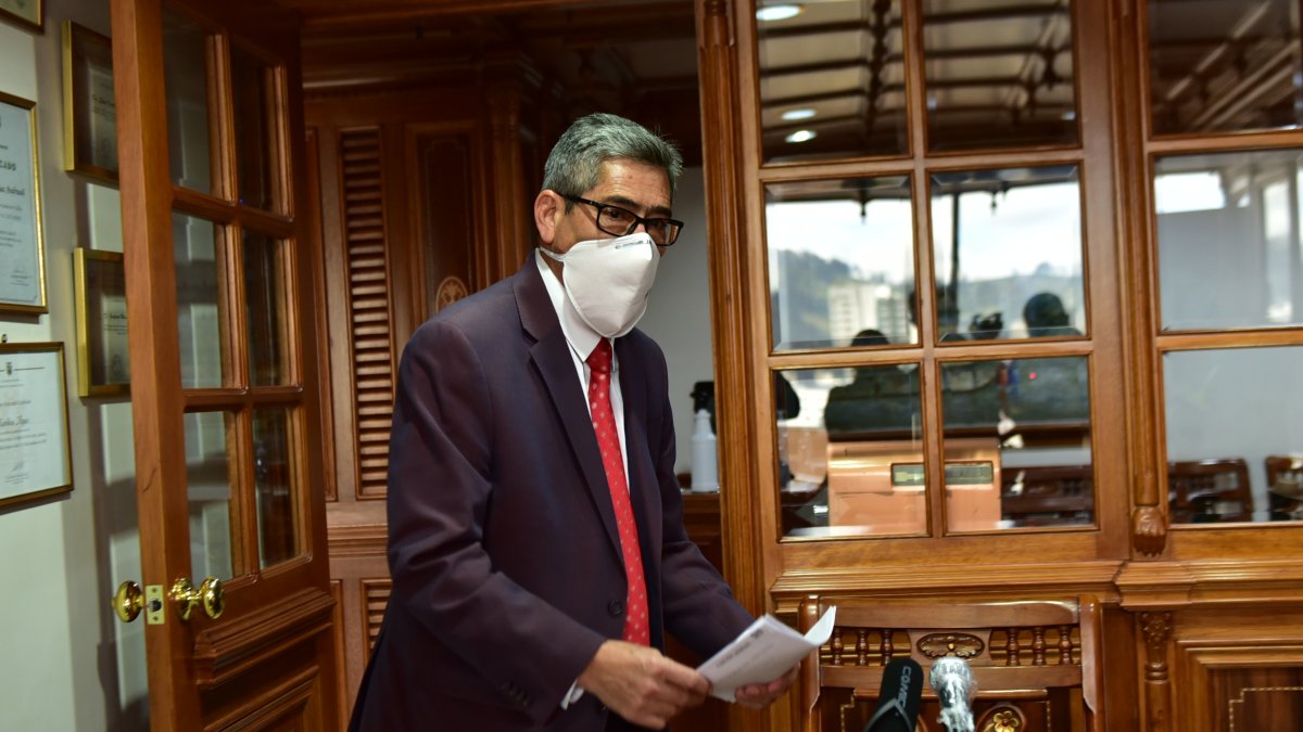 Demanda. Marcelo Dueñas, defensor de Christian Viteri, recusó a los miembros del tribunal de apelación.