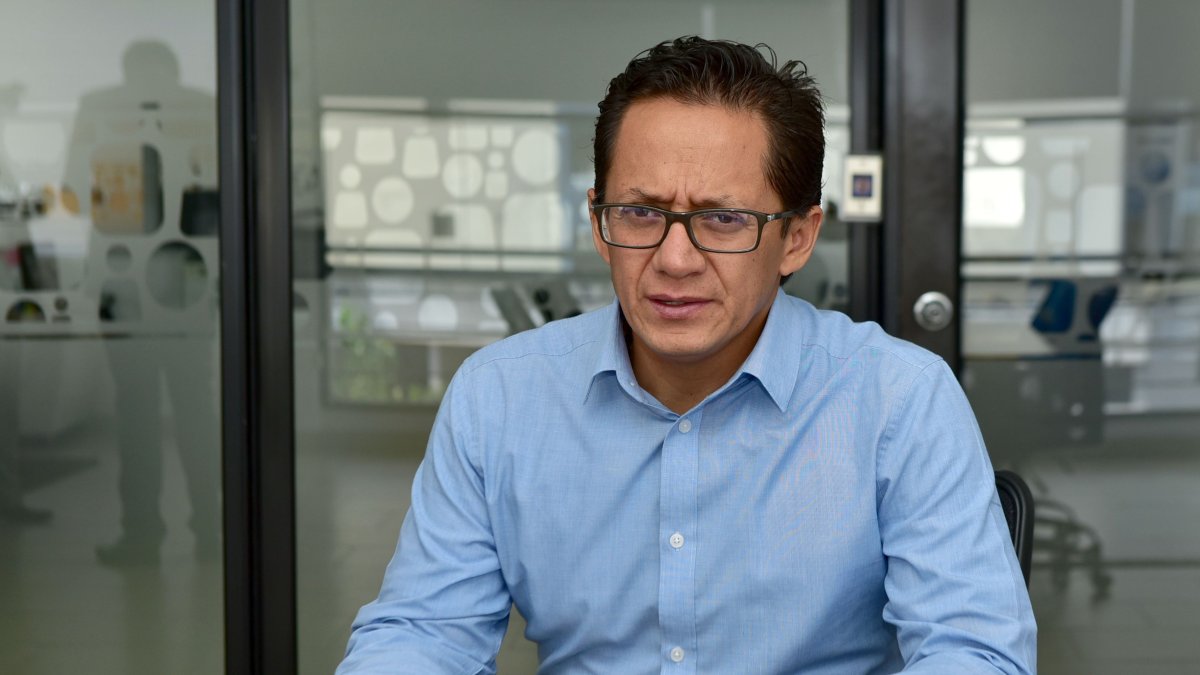 El defensor del pueblo, Freddy Carrión, en entrevista con EXPRESO.