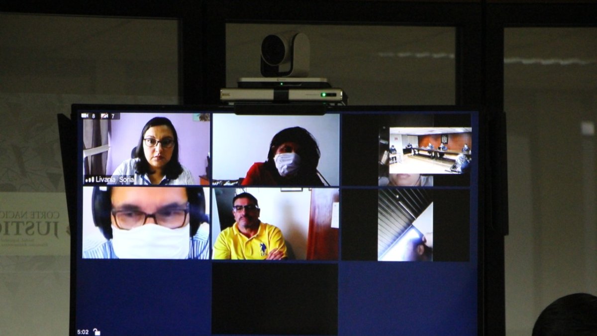 El exsecretario dela Senain Pablo Romero siguió el juicio desde el Centro de Detención de El Inca, en Quito.