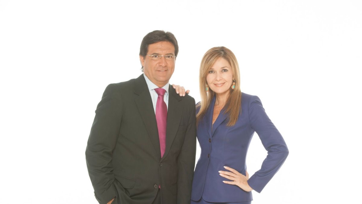 Rocío con su excompañero.