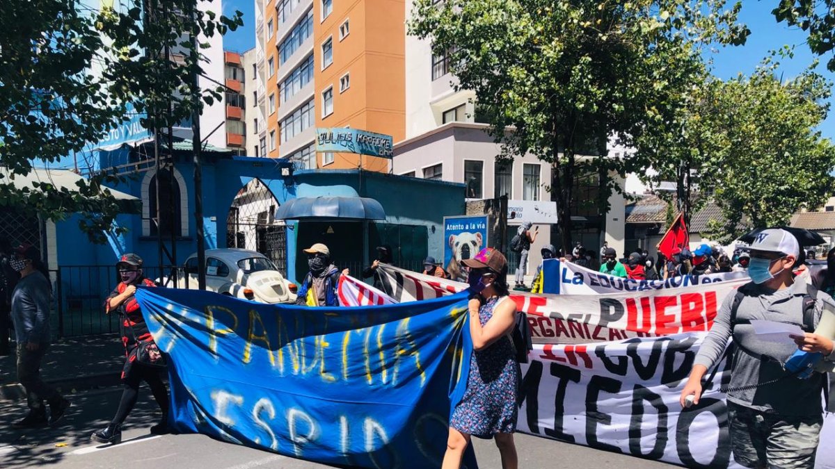 Burócratas de la capital salieron a las calles hoy, 24 de junio de 2020