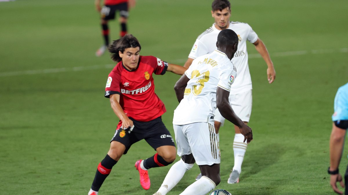 Luka Romero, jugador de 15 años, que debutó en España ante el Real Madrid.