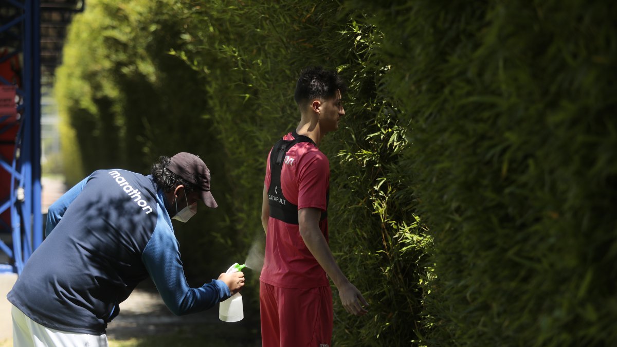 Los equipos ecuatorianos volvieron a los entrenamientos bajo estrictas medidas de prevención