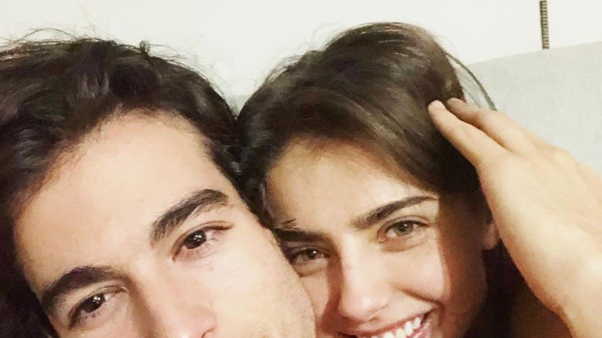 Danilo con su novia.