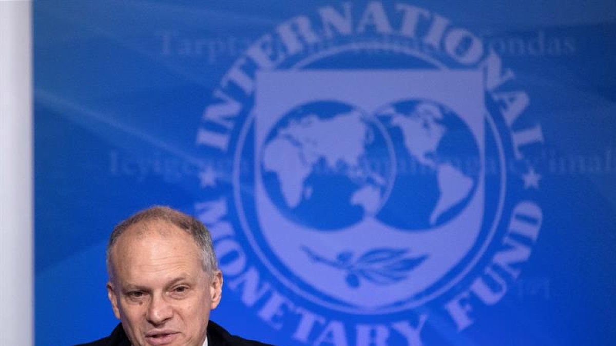 Alejandro Werner, director del Hemisferio Occidental del FMI, explicó ayer las cifras de la región.