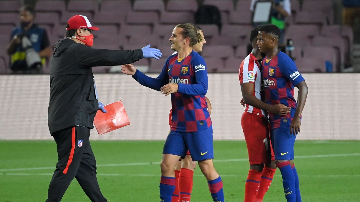 Griezmann ingresó al minuto 90 y en los últimos encuentros ha perdido mucho espacio