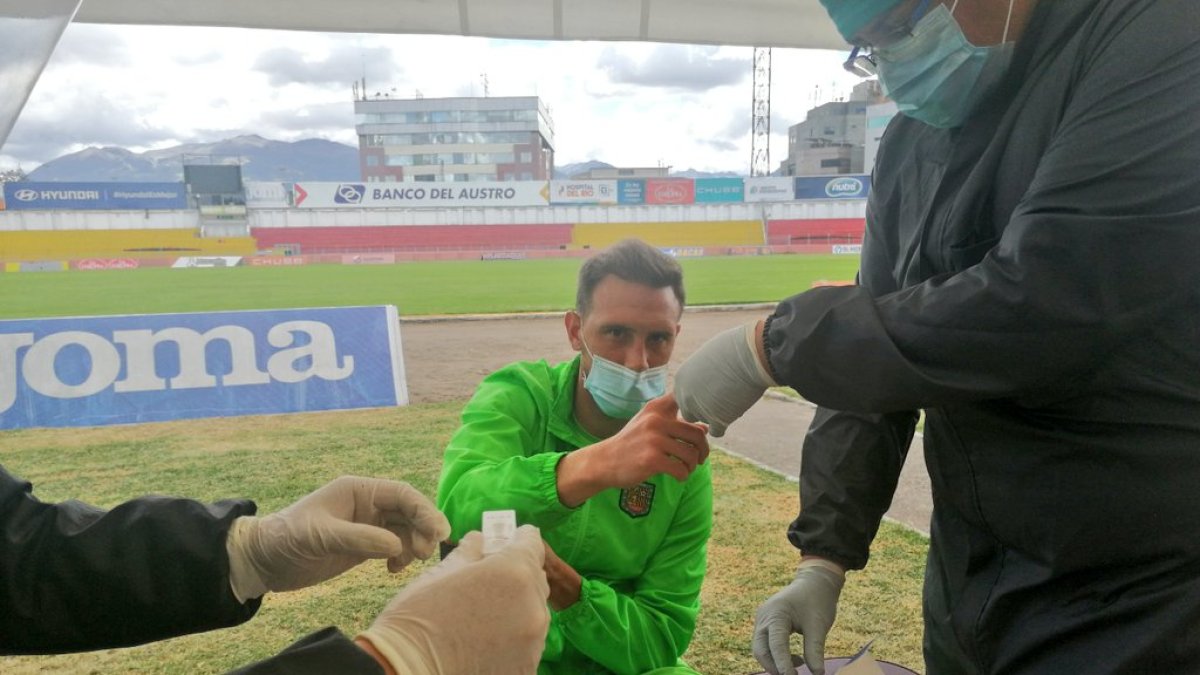 Los jugadores del Deportivo Cuenca llevan seis días sin entrenarse