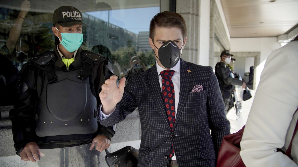 Patrocinio. Felipe Rodríguez es el abogado del activista Fernando Balda.