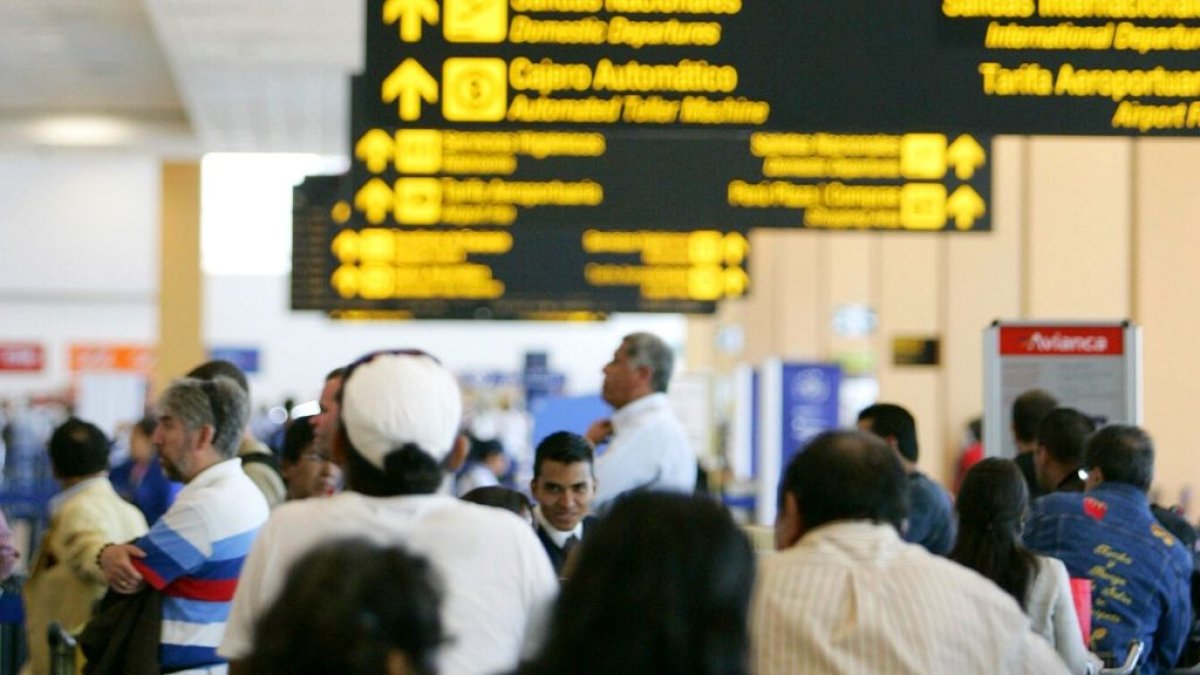 Imagen del aeropuerto Jorge Chávez, de Lima, Perú.
