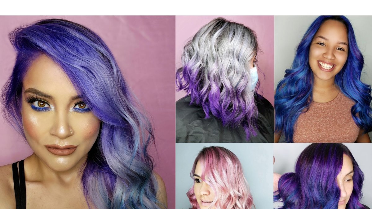 Cabellos con tonos fantasía