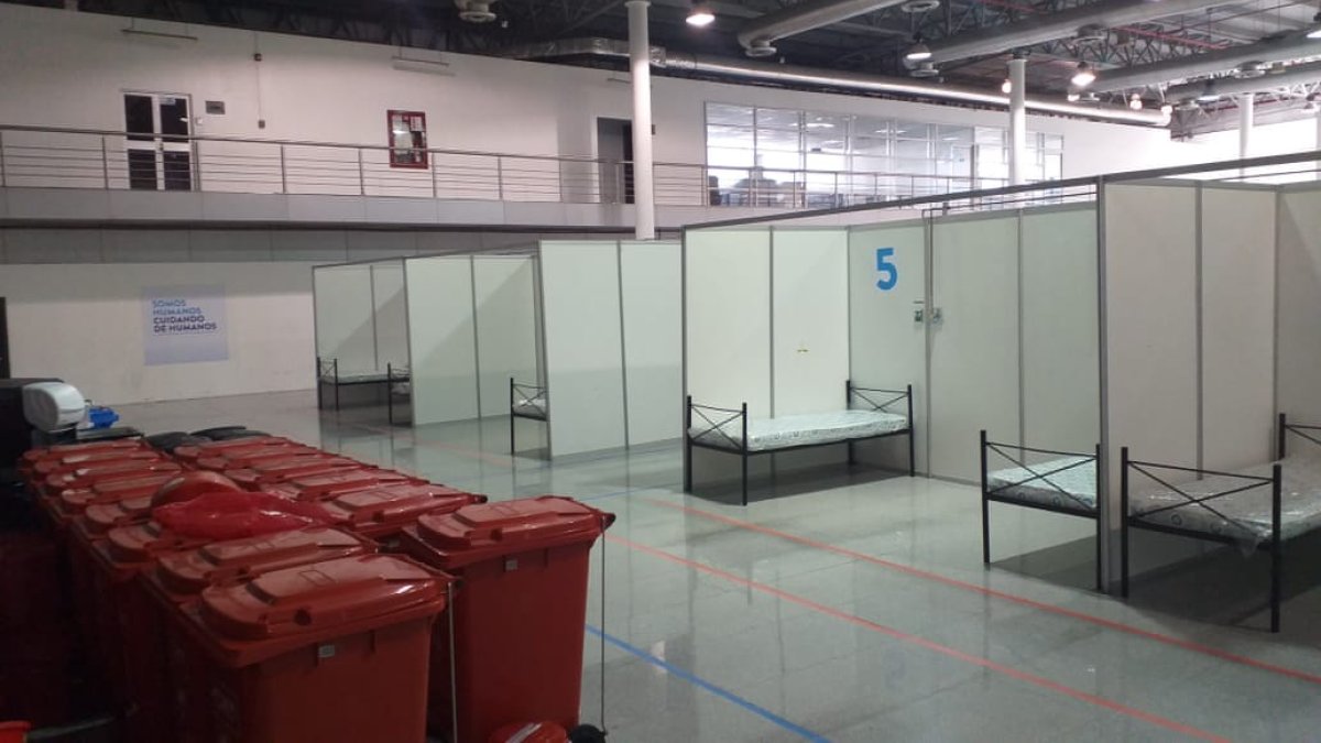 Situación. En el espacio se atendieron a 2.469 pacientes según la alcaldesa Viteri.