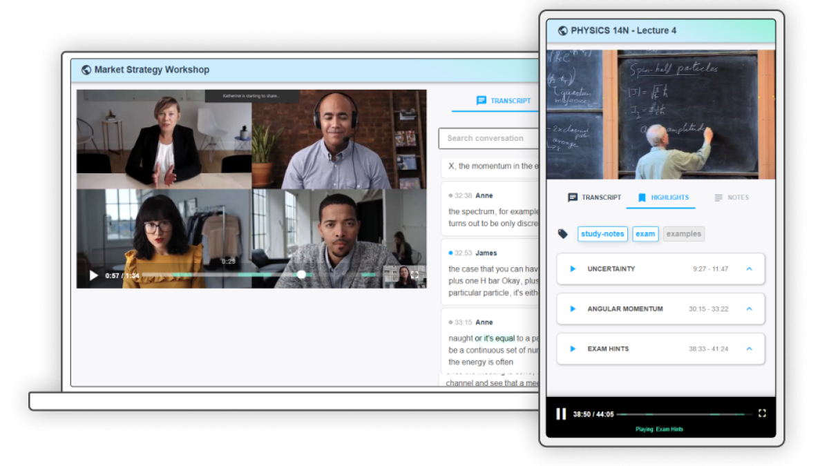 Los usuarios también podrán compartir las grabaciones con otras personas, ya que Saylient genera un enlace único para compartir los archivos.