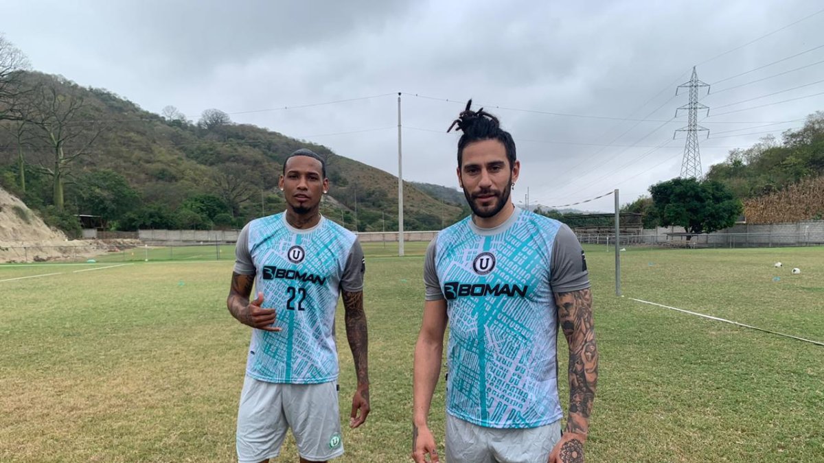 Vinicio Angulo (i) y Jonathan Ferrari ya trabajan en La Capira.