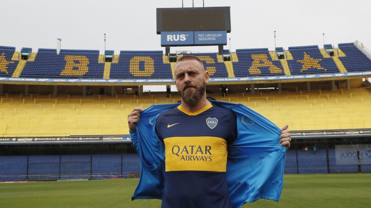 Daniel De Rossi tuvo un paso casi irrelevante por Boca Juniors. Las lesiones lo limitaron.