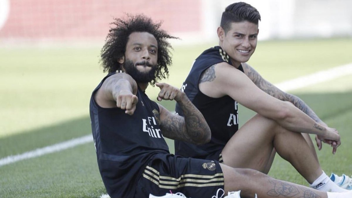 Marcelo y James Rodríguez, jugadores del Real Madrid, son seguidores del popular personaje conocido como 'Jorgito'.