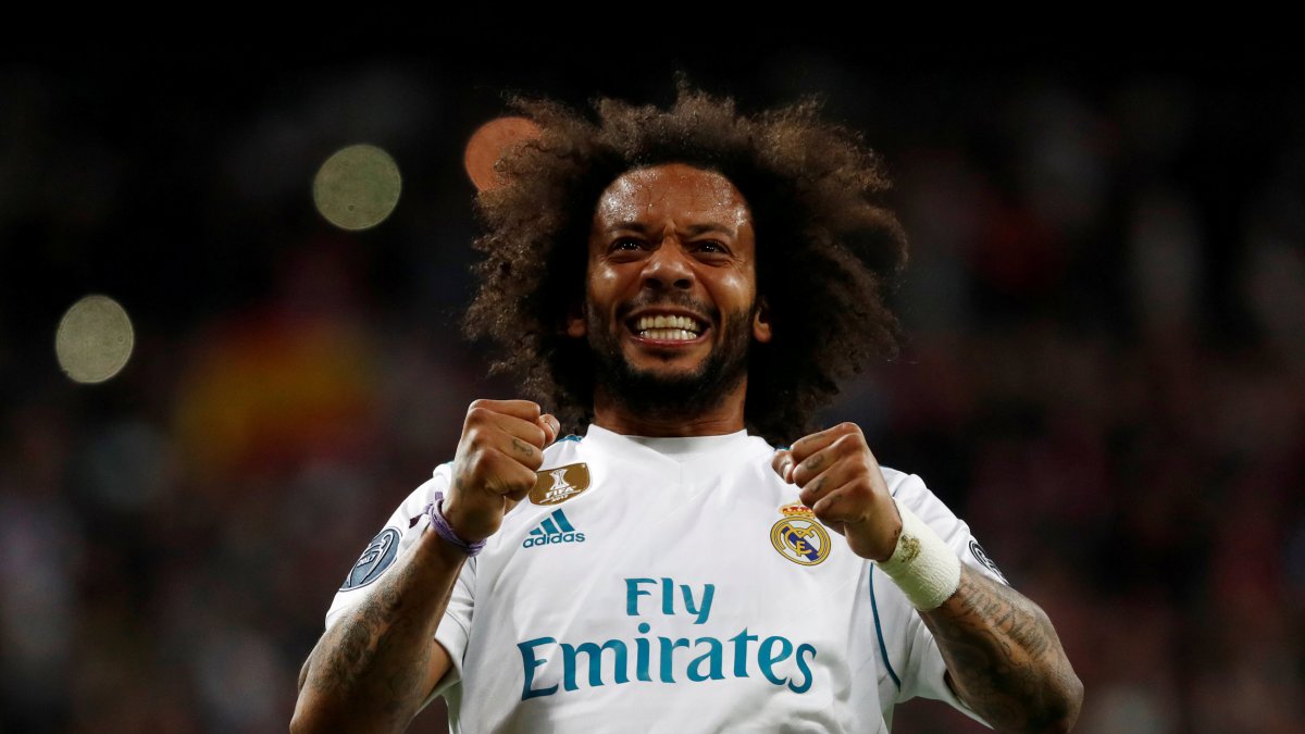 Marcelo, lateral brasileño del Real Madrid sigue y le envía mensaje al popular Jorgito.