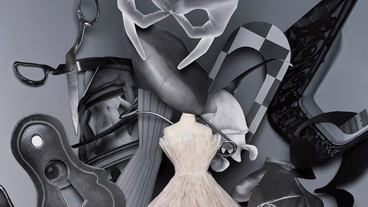 Vestido de vuelos que forma parte de la primera colección digital de Christian Dior.