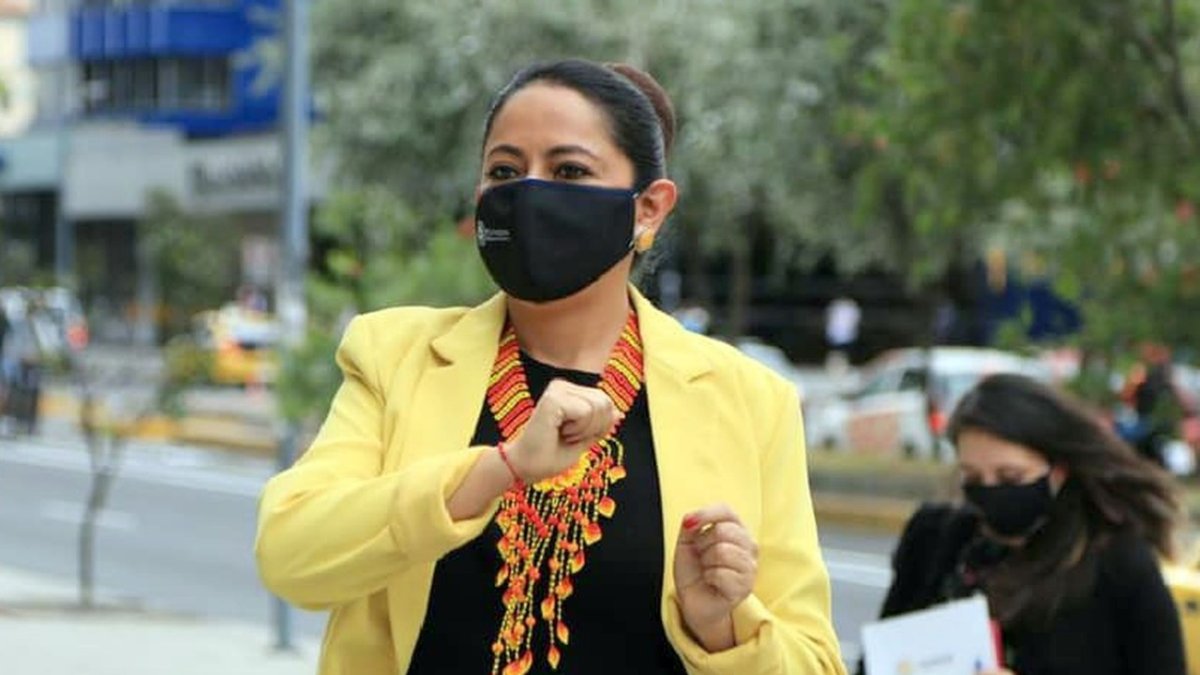 La prefecta de Pichincha, Paola Pabón