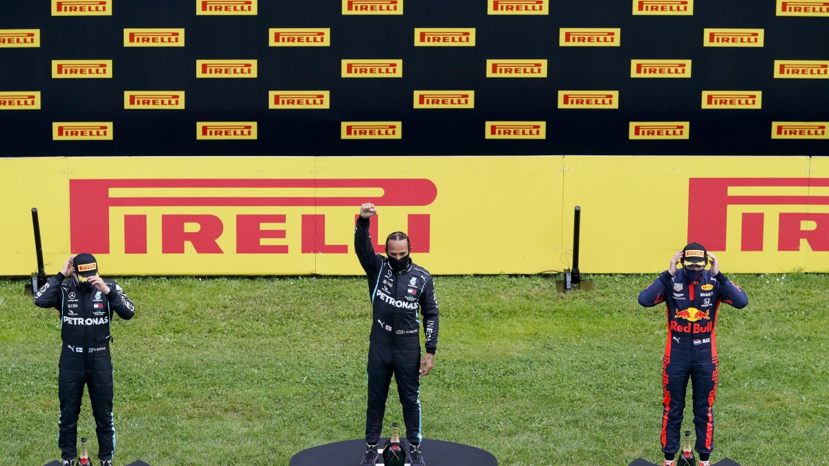 El sistema de premiación en la Fórmula Uno ha variado debido a la pandemia de la COVID-19.