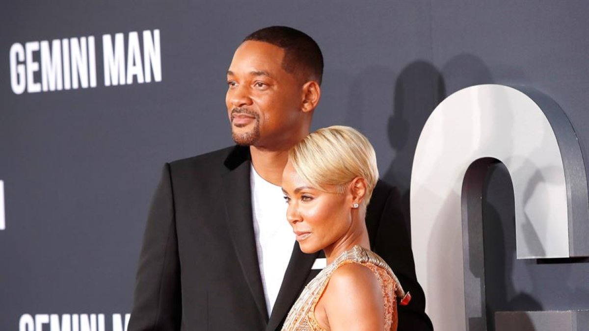 Will Smith y Jada Pinkett, en una presentación pública.