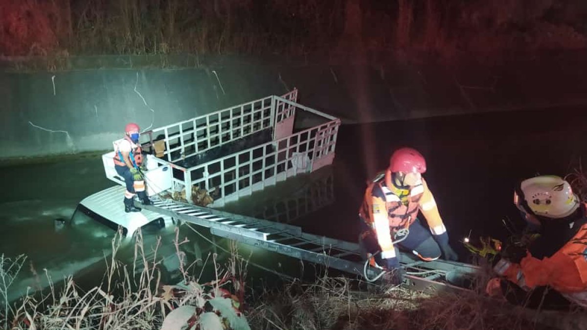Hecho. El accidente se registró la madrugada de este miércoles 15 de julio.