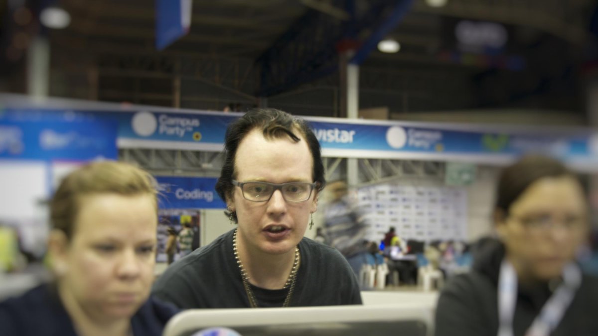 Ola Bini en el Campus Party