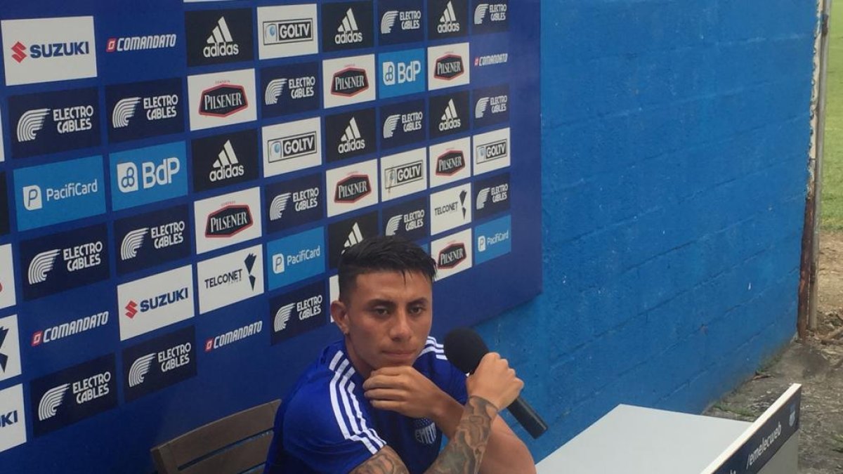 Rojas se recuperó de un golpe que sufrió contra Independiente del Valle.