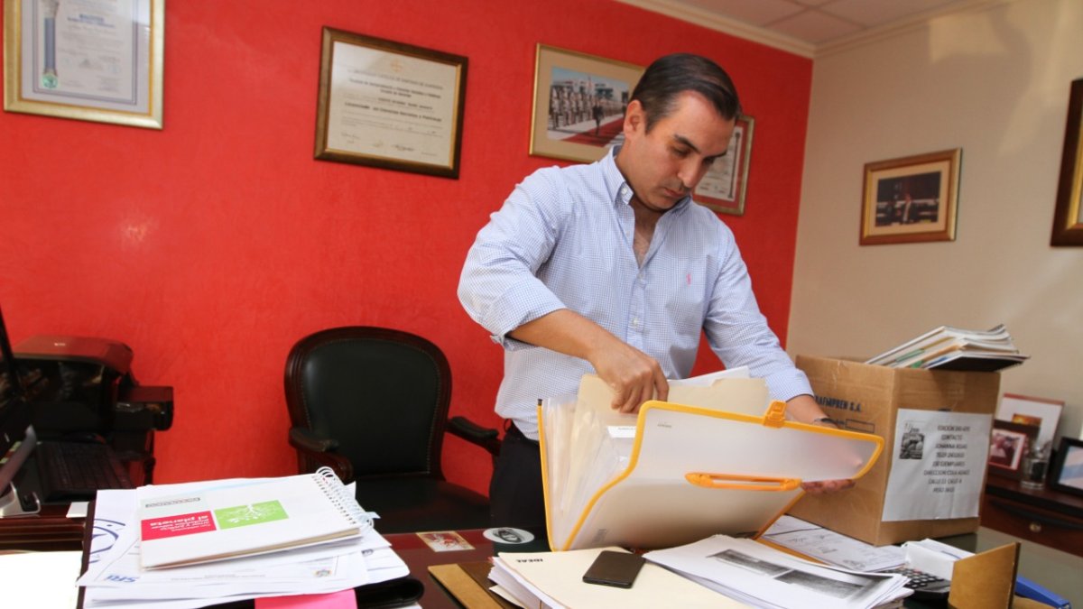 Regreso. En 2017, Taiano abandonaba su oficina para ir a la Asamblea. Hoy se prepara para el viaje inverso.