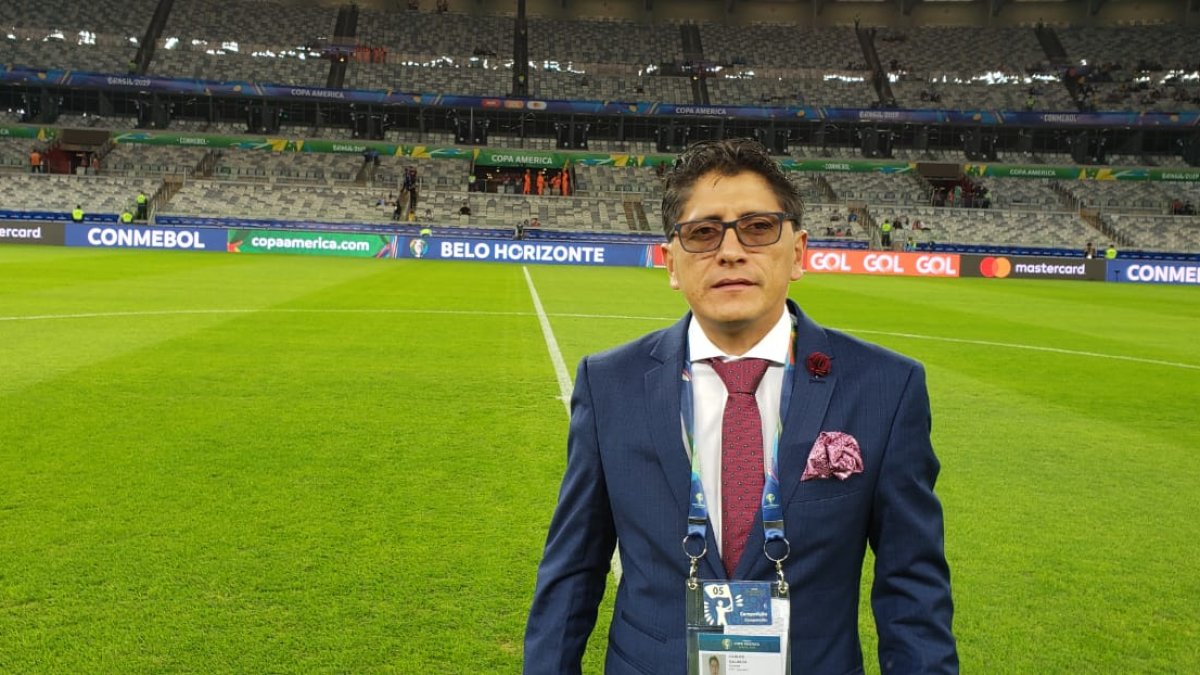 Carlos Galarza pertenece al directorio de la Federación Ecuatoriana de Fútbol.