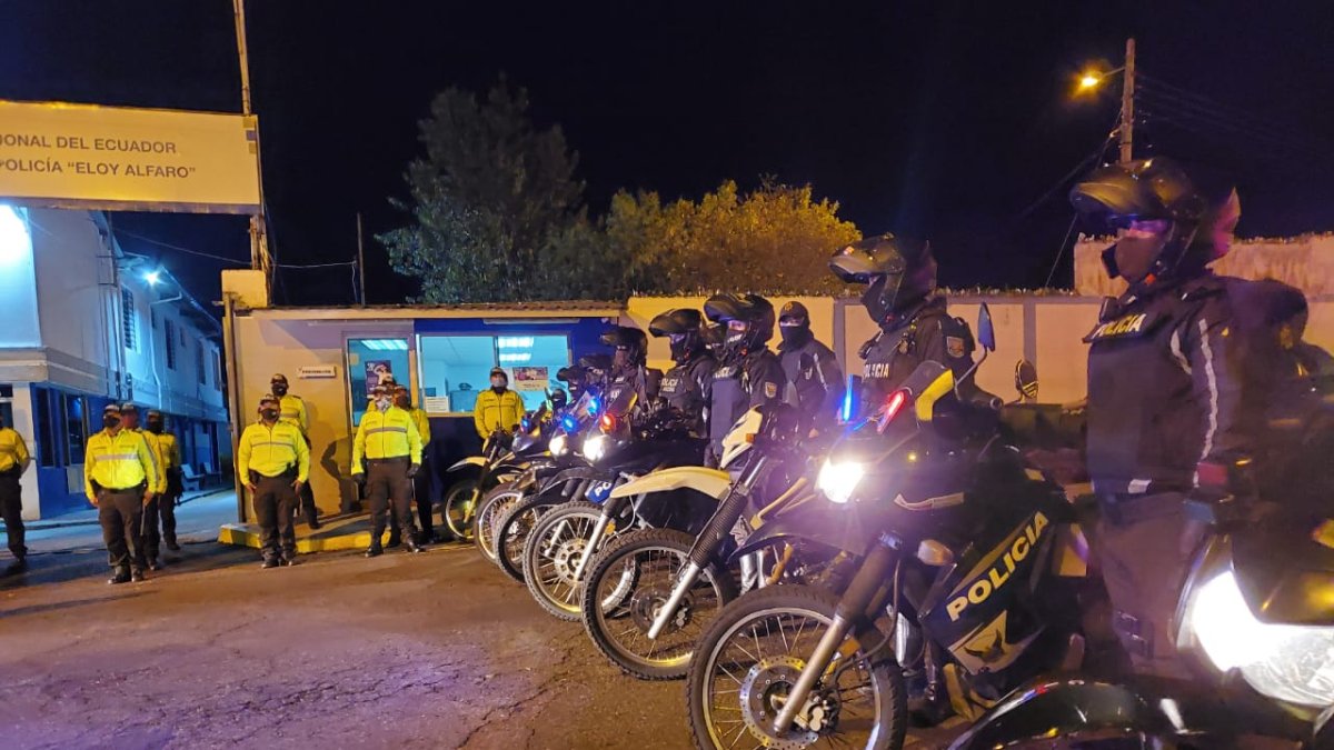 La Policía brindó el soporte en las otras áreas críticas asignadas a Fuerzas Armadas y Secretaría de Seguridad del Municipio.